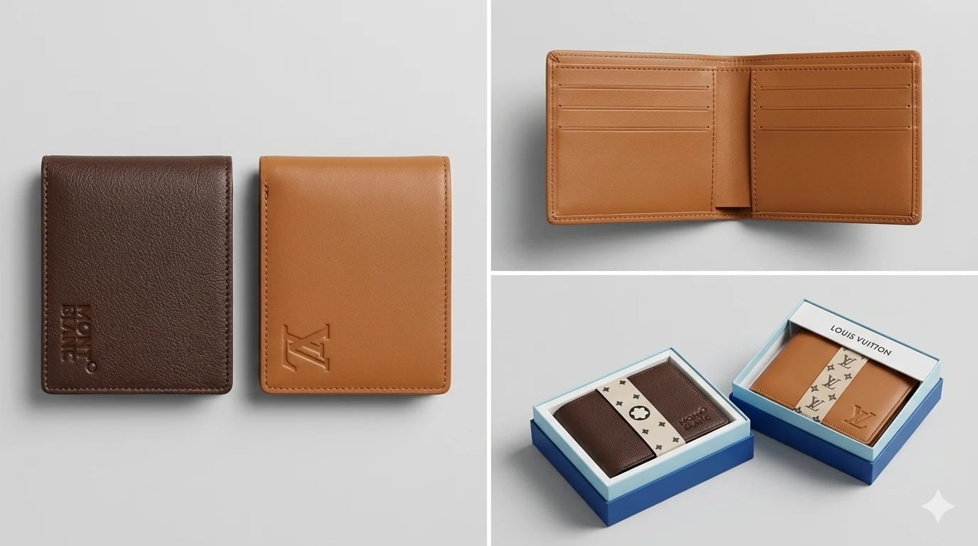Louis Vuitton Leather Bifold Wallet for Men — alternate view