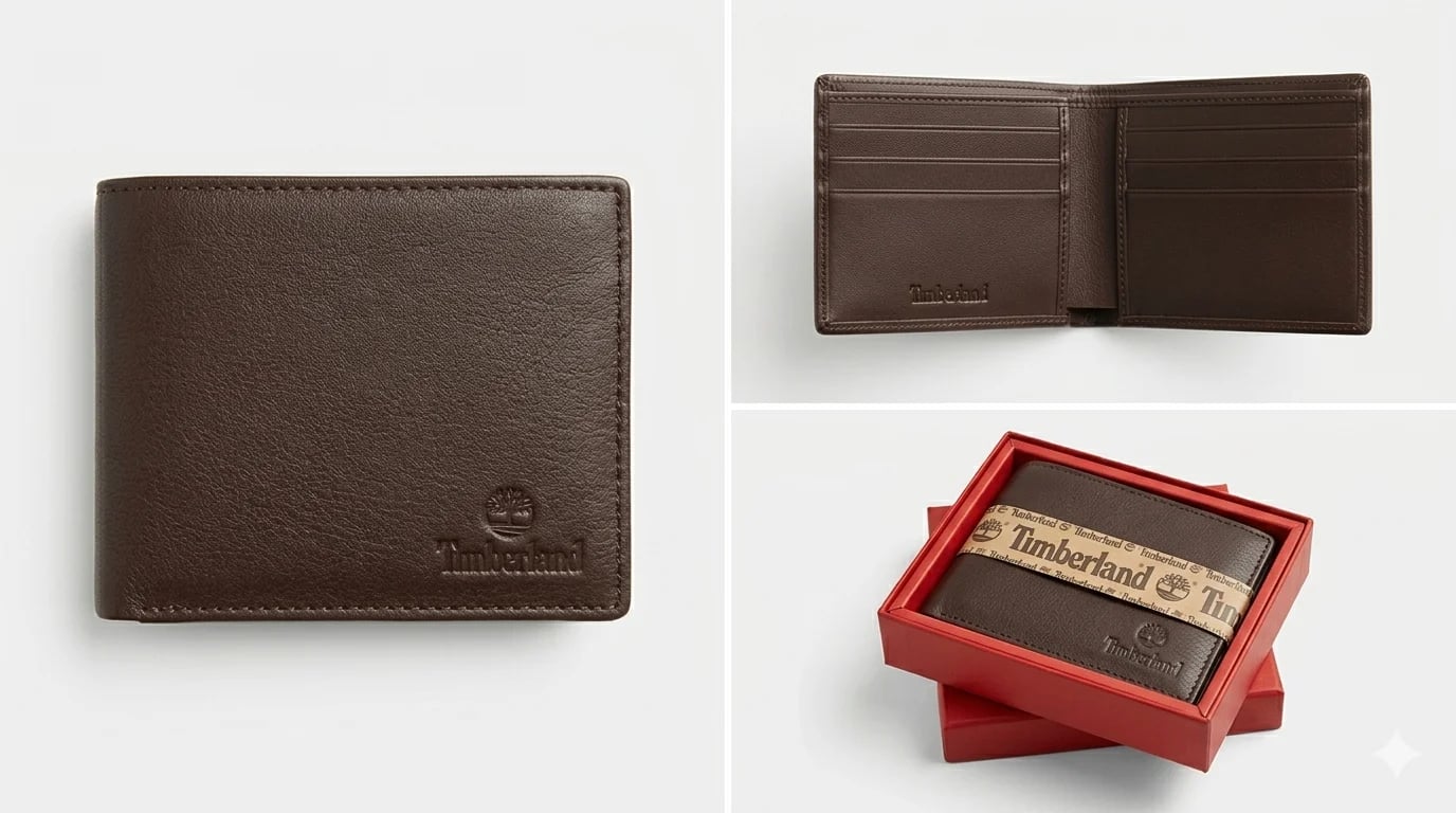 Timberland Leather Bifold Wallet for Men — alternate view